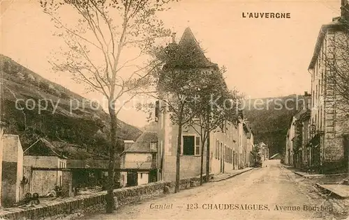 AK / Ansichtskarte Chaudes Aigues Avenue Bourbon Chaudes Aigues