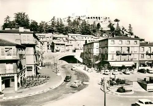 AK / Ansichtskarte Sisteron Le Tunnel et la Citadella Sisteron