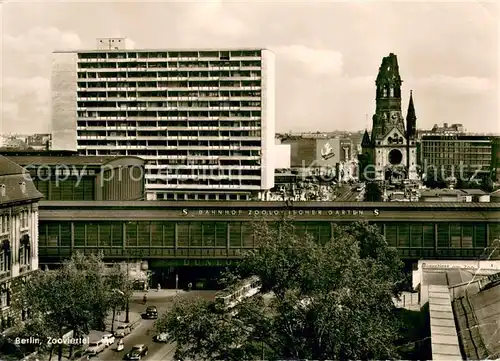 AK / Ansichtskarte Berlin Zooviertel Bahnhof Berlin