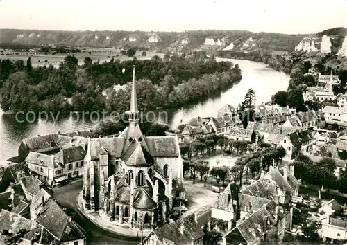 AK / Ansichtskarte Le_Petit_Andely Fliegeraufnahme Eglise St. Sauveur Le_Petit_Andely