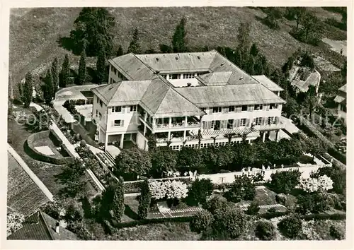 AK / Ansichtskarte Weggis_Vierwaldstaettersee Fliegeraufnahme Ferienheim Weggis_Vierwaldstaettersee