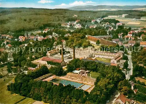 AK / Ansichtskarte Bad_Rothenfelde Fliegeraufnahme Teilansicht m. Freibad Bad_Rothenfelde