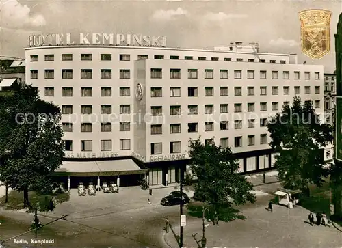 AK / Ansichtskarte Berlin Hotel kempinski Aussenansicht Berlin