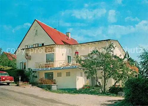 AK / Ansichtskarte Sulz_Neckar Hoehencafe Schoenblick Aussenansicht Sulz Neckar