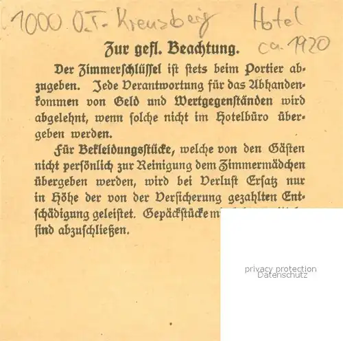 AK / Ansichtskarte Berlin Hotel Alemannia Berlin