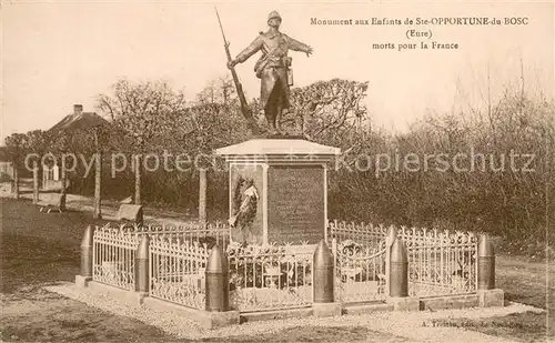 AK / Ansichtskarte Ste Opportune du Bosc Monument aux Enfants 