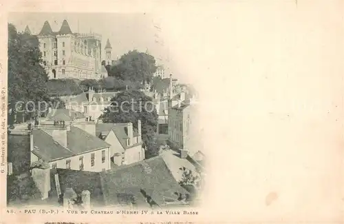AK / Ansichtskarte Pau_64 Vue du Chateau d Henri 4 