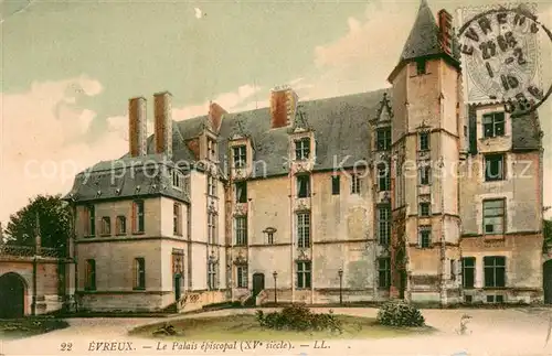 AK / Ansichtskarte Evreux_27 Le Palais episcopal 