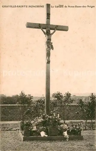 AK / Ansichtskarte Graville Sainte Honorine Le Calvaire de Notre dame des Neiges Graville Sainte Honorine