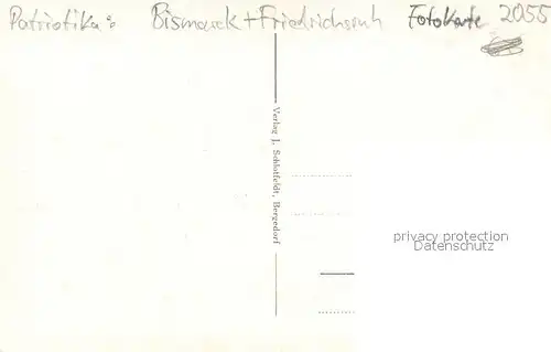AK / Ansichtskarte Friedrichsruh_Aumuehle Hirschgruppe und Gruftkapelle m. Fuerst Otto v. Bismarck Friedrichsruh_Aumuehle