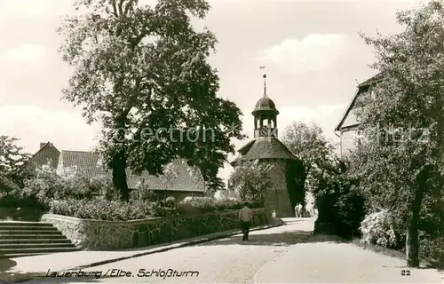 AK / Ansichtskarte Lauenburg_Elbe Schlossturm Lauenburg Elbe