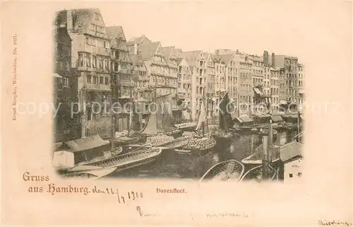 AK / Ansichtskarte Hamburg Dovenfleet Hamburg