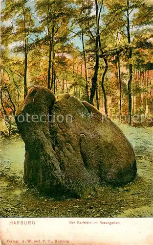 AK / Ansichtskarte Harburg_Hamburg Der Karstein im Rosengarten Harburg Hamburg