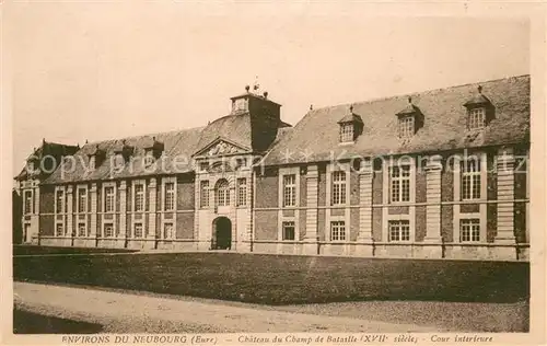 AK / Ansichtskarte Neubourg_Le Chateau du Camp de Bataille Neubourg_Le