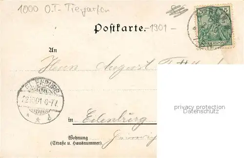 AK / Ansichtskarte Tiergarten_Berlin Potsdamerbruecke m. Strassenbahnen Tiergarten Berlin