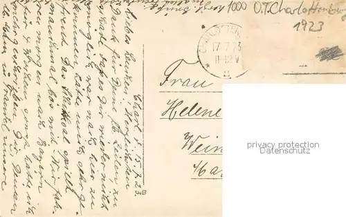 AK / Ansichtskarte Charlottenburg Mutter und Tochter Charlottenburg