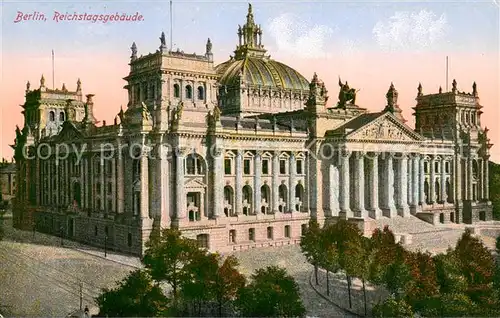 AK / Ansichtskarte Berlin Reichstagsgebaeude Berlin