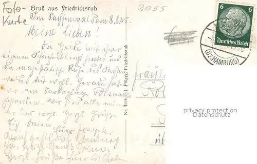 AK / Ansichtskarte Friedrichsruh_Aumuehle Hirschgrppe Denkmal und Mausoleum Friedrichsruh_Aumuehle