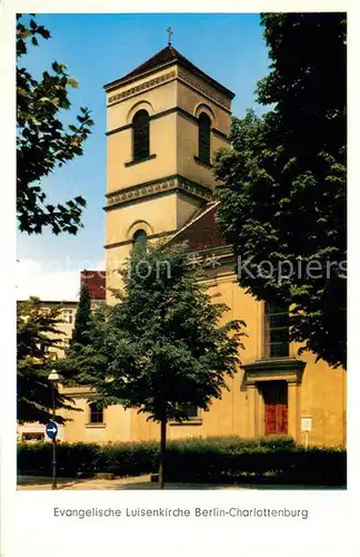 AK / Ansichtskarte Charlottenburg Evangelische Luisenkirche Aussenansicht Charlottenburg