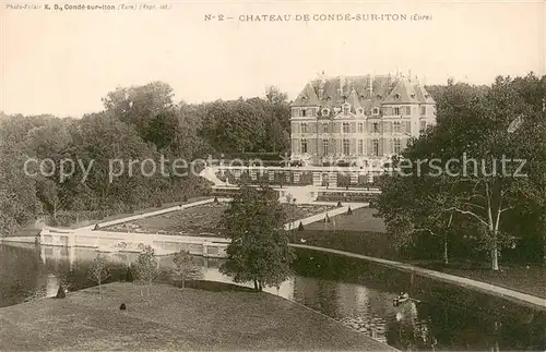 AK / Ansichtskarte Conde sur Iton Chateau du Conde sur Iton Conde sur Iton