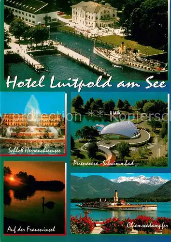 AK / Ansichtskarte Prien_Chiemsee Hotel Luitpold am Chiemsee Prien Chiemsee