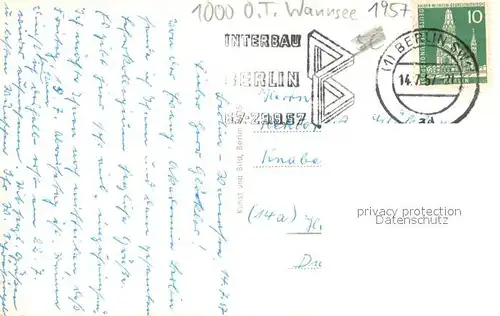 AK / Ansichtskarte Wannsee Stoelpchensee Wannsee