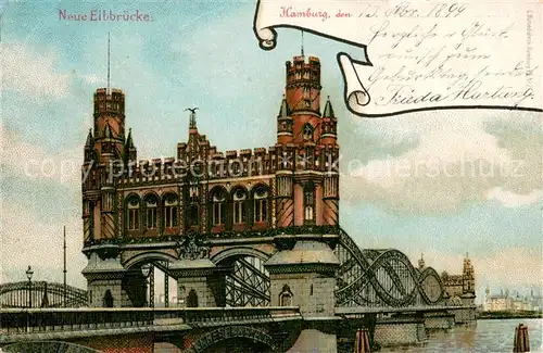 AK / Ansichtskarte Hamburg Elbbruecke Hamburg