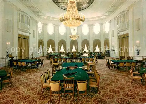 AK / Ansichtskarte Travemuende_Ostseebad Casino Grosser Speisesaal Travemuende_Ostseebad