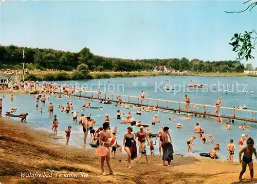 AK / Ansichtskarte Selm Haus Seeblick mit Waldfreibad und Cobigolf Kleinsportanlage am Ternscher See Selm