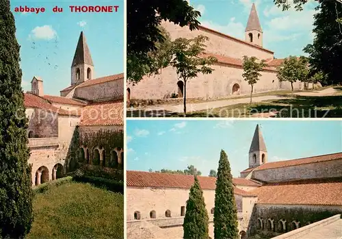 AK / Ansichtskarte Le_Thoronet Abbaye du Thoronet La facade le cloitre le clocher Le_Thoronet