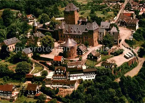 AK / Ansichtskarte Burg_Wupper Schloss Burg Fliegeraufnahme Burg Wupper
