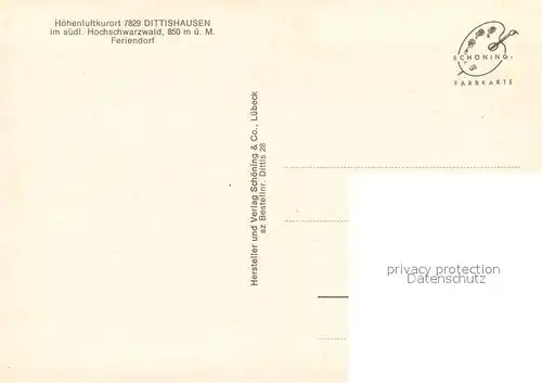 AK / Ansichtskarte Dittishausen Feriendorf Dittishausen