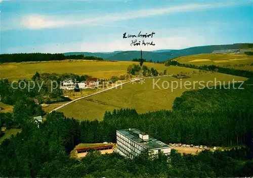 AK / Ansichtskarte Hoheleye Fuerstl Wittgensteiner Wildpark Fliegeraufnahme Hoheleye