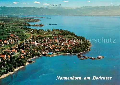 AK / Ansichtskarte Nonnenhorn_Bodensee Fliegeraufnahme Nonnenhorn Bodensee