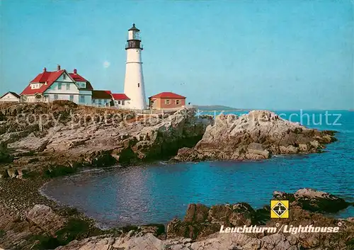 AK / Ansichtskarte Maine_US State Leuchtturm Portland Head 