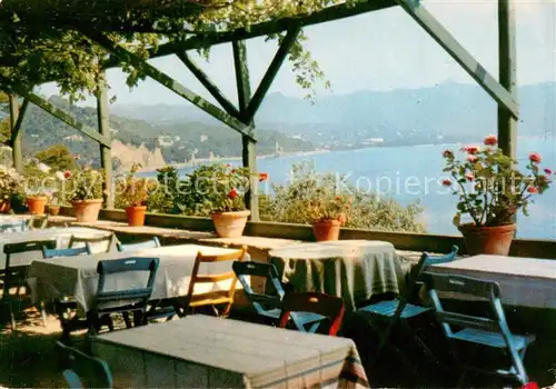 AK / Ansichtskarte Golfo_Tigullio_Rapallo Aurore a Portofino Terrasse 