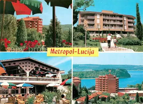 AK / Ansichtskarte Portoroz Metropol Lucija Details Portoroz