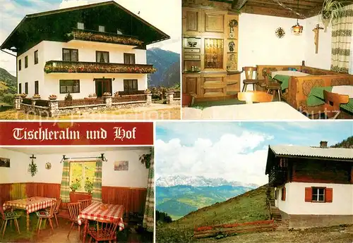 AK / Ansichtskarte Embach Tischleralm und Hof Gaststube Panorama Embach