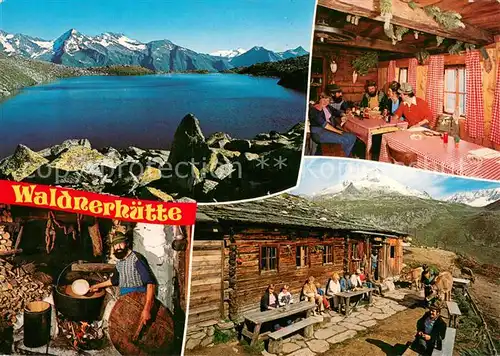 AK / Ansichtskarte Prettau Waldnerhuette Gaststube Kaeserei Panorama Prettau