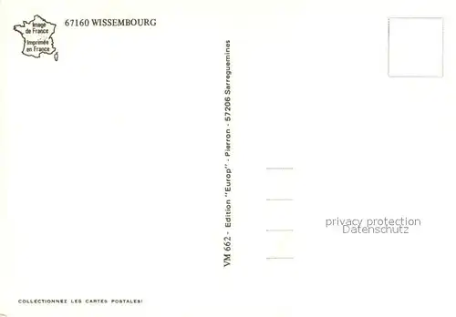 AK / Ansichtskarte Wissembourg_Weissenburg_Alsace Hotelkomplex Ortspartien Theaterschauspiel 