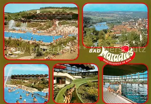 AK / Ansichtskarte Marktheidenfeld Bad Maradies m. Umgebung Marktheidenfeld