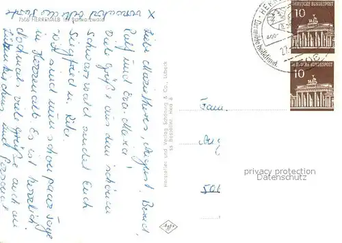 AK / Ansichtskarte Herrenalb_Schwarzwald Fliegeraufnahme 