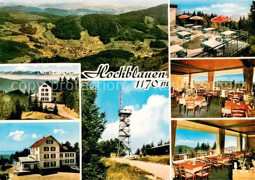 AK / Ansichtskarte Badenweiler Hotel Hochblauen im Hochschwarzwald Innen  und Aussenansichten m. Umgebung Badenweiler