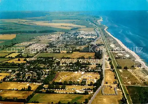 AK / Ansichtskarte Groemitz_Ostseebad Lensterstrand Fliegeraufnahme Groemitz_Ostseebad