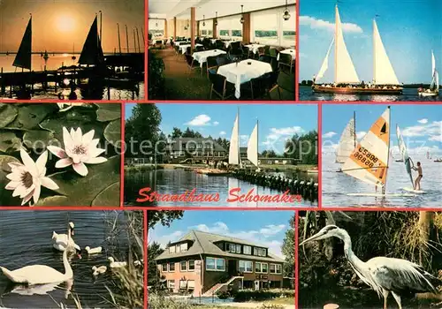 AK / Ansichtskarte Duemmerlohausen Strandhotel Schomaker am See Duemmerlohausen