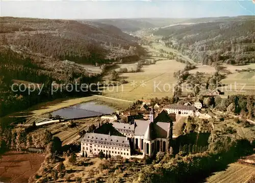 AK / Ansichtskarte Eifel_Region Kloster Himmerod Fliegeraufnahme Eifel Region