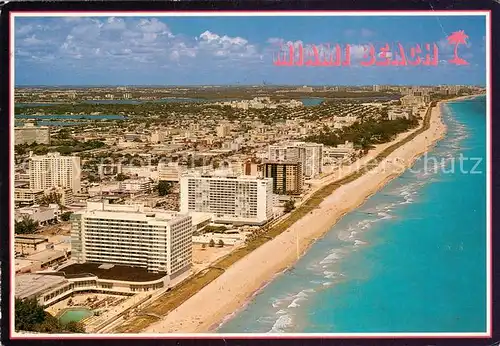 AK / Ansichtskarte Miami_Beach Deauville and Carillon Hotels Fliegeraufnahme 