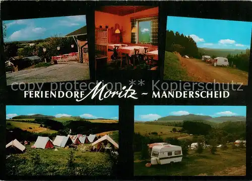 AK / Ansichtskarte Manderscheid_Eifel Feriendorf Campingplatz Moritz Manderscheid Eifel