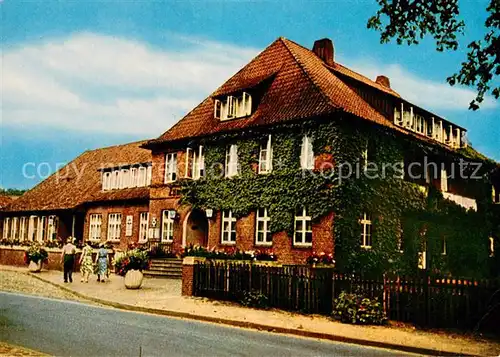 AK / Ansichtskarte Nindorf_Bleckede Gasthaus Zum Braunen Hirsch Aussenansicht Nindorf_Bleckede
