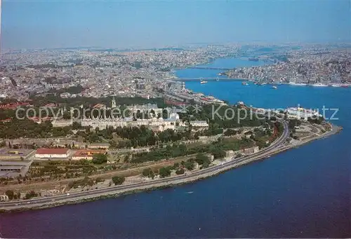 AK / Ansichtskarte Istanbul_Constantinopel Air view of Golden Horn Istanbul_Constantinopel